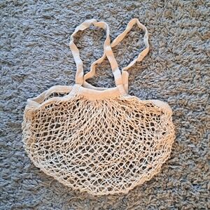 Stoneleigh boho style mesh woven tote bag